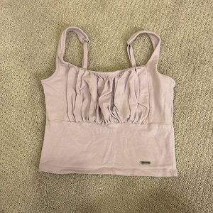 hollister women’s must have purple tank